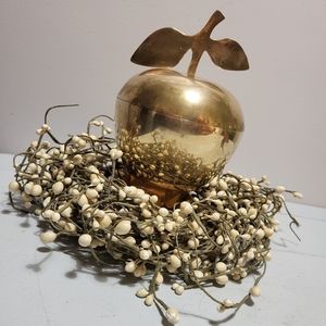 Brass Apple dish